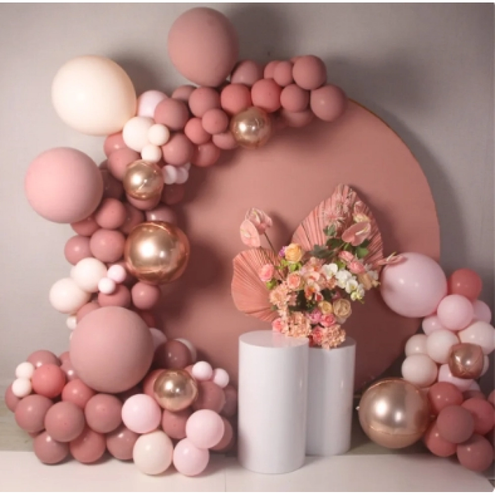 White Solid Color Round Backdrop Customized Poster Wedding Baby Shower Birthday Party Elastic Background Photo Studio Props