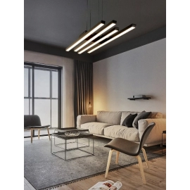 Living room chandelier modern minimalist atmosphere minimalist light luxury main lamp Nordic lighting package living room lamp